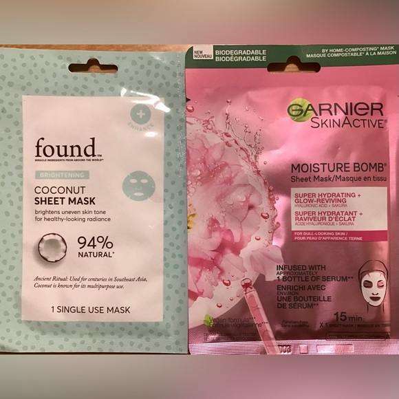 Bundle of 4 sheet face masks - Picture 4 of 5